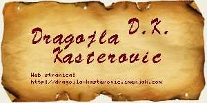 Dragojla Kašterović vizit kartica